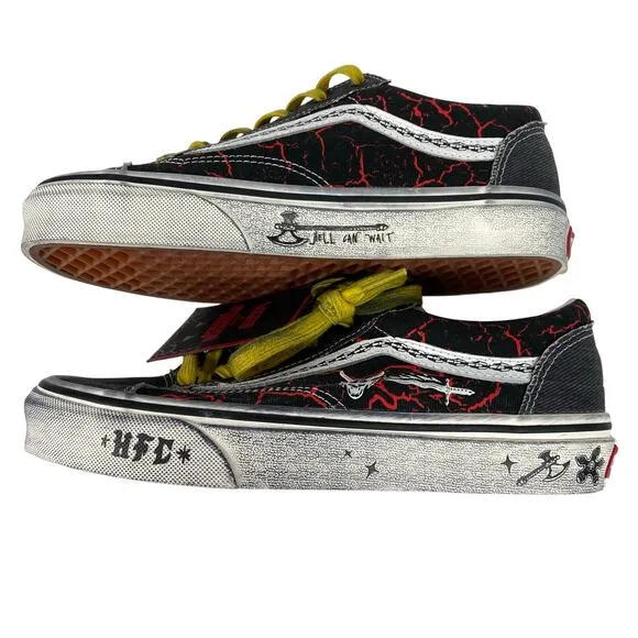 Vans Stranger Things Hellfire Club Skate Shoes Unisex Men's 5.5 Women's 7