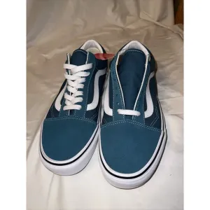 VANS Suede Old Skool Skate Shoes Blue Coral/White VN0A38G19EM Men's Sizes 8.0
