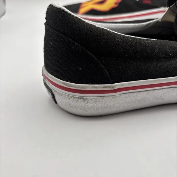 Vans Thrasher  slip on pro mens size 7.5 shoes black flame skate sneakers