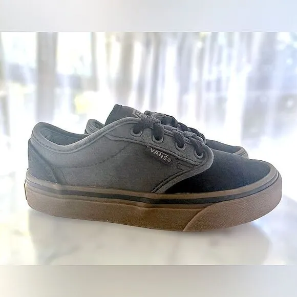 Vans | Toddler Kids Atwood 2 Tone Black/Gum Classic Skate Shoes Size 13