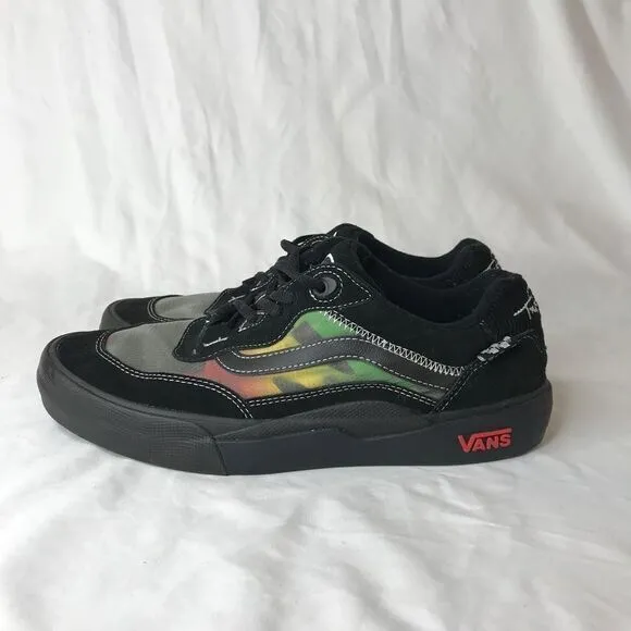 Vans Tyson Peterson Wayvee‎ Popcush Skate Shoes Men's Size 9 Black EXCELLENT!