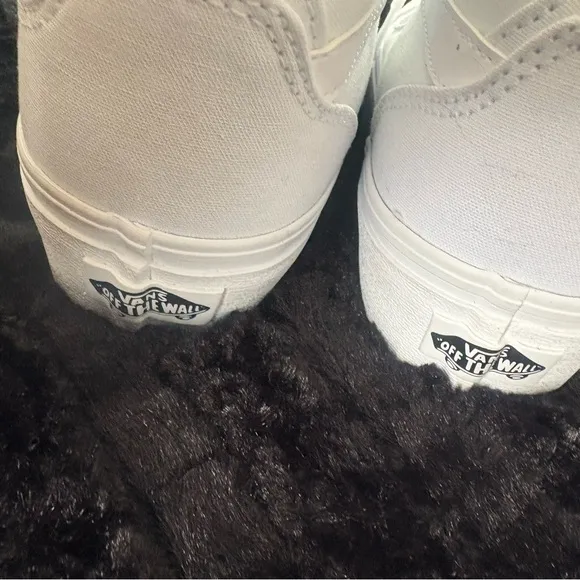 Vans White Sk8-Hi Tapered Stackform Sneakers 8.5 white color