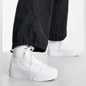 Vans White Sk8-Hi Tapered Stackform Sneakers 8.5 white color