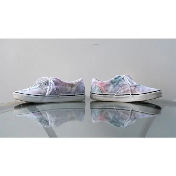 Vans Women's Doheny Heart Tie Dye Multicolor Skate Shoes Size 7.5