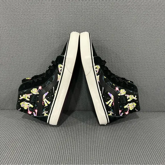 Vans X Disney Toy Story Buzz Lightyear Sk8 Hi Skate Shoes Sneakers Mens Sz 9