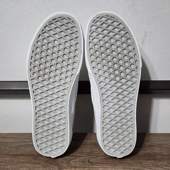 Vans x Mana Classic Slip-On Women's Skate Shoes Size 7.5 White