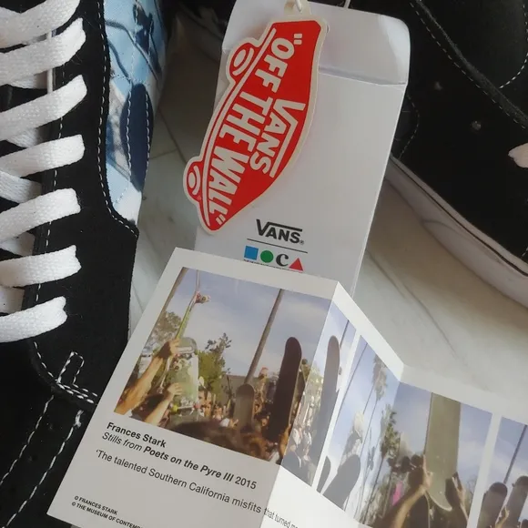 VANS x MOCA x FRANCES STARK SK8-HI Shoes NEW