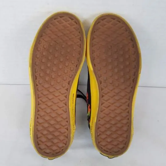 Vans x National Geographic Old Skool Black &amp; Yellow Skate Shoes