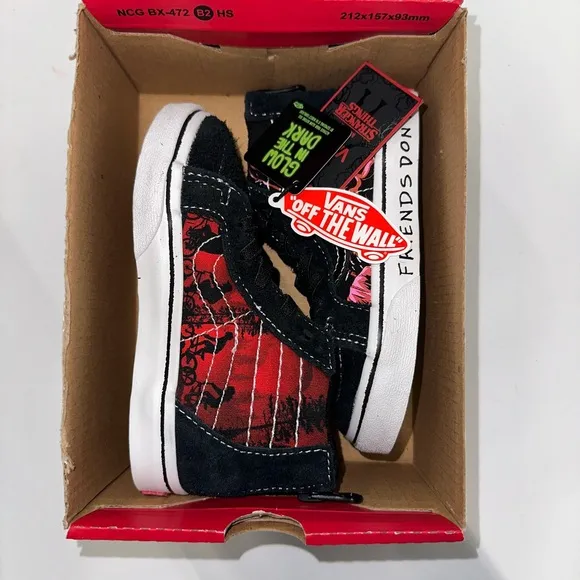 Vans x Netflix Stranger Things Sk8-Hi Reissue TODDLERS Shoes Friends Don't Lie