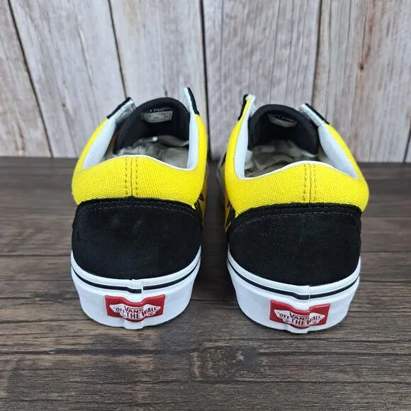 Vans x Peanuts Charlie Brown Good Grief Old Skool Skate Shoes Mens 5.5 Women's 7