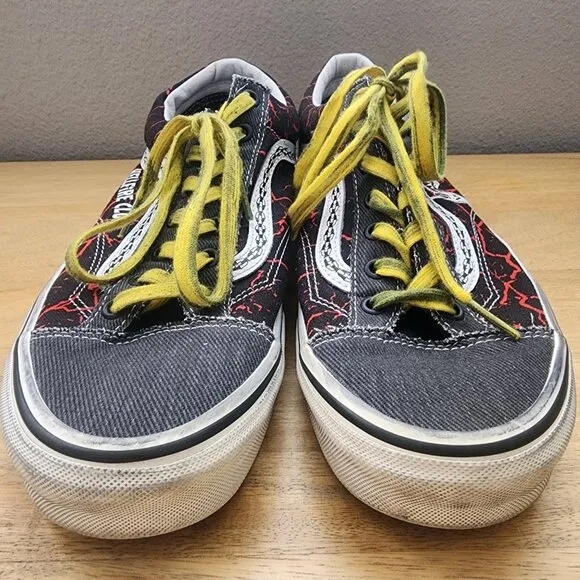 Vans x Stranger Things Hellfire Club Style 36 Black Skate Sneaker Shoes Mens 11