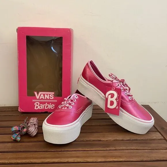 Vans Barbie Authentic Stackform Skate Shoes US Women 6/UK 3.5/EU 36