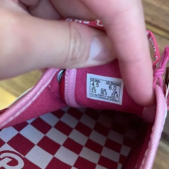 Vans Barbie Authentic Stackform Skate Shoes US Women 6/UK 3.5/EU 36