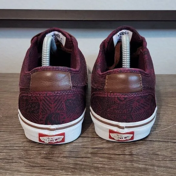 Vans Chukka Low Men's Skate Shoes Size 8.5 Red