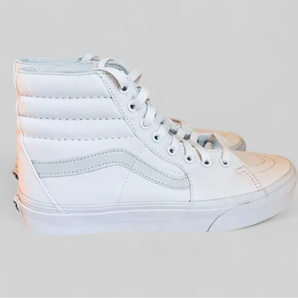 Vans®Filmore Shoes World's # 1 Hi Top Skateboard Shoes True White Women's Size 9