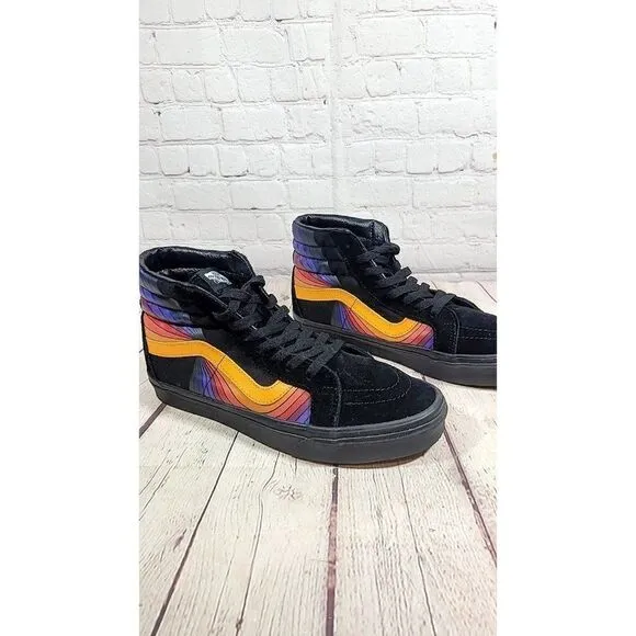 VANS Limited Edition Sk8-Hi Reissue Refract Skate Shoes  Men's Size 9.5