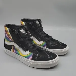 Vans Sk8-Hi Reissue Refract High Top Sneakers Rainbow (Men 6 /Women 7.5)