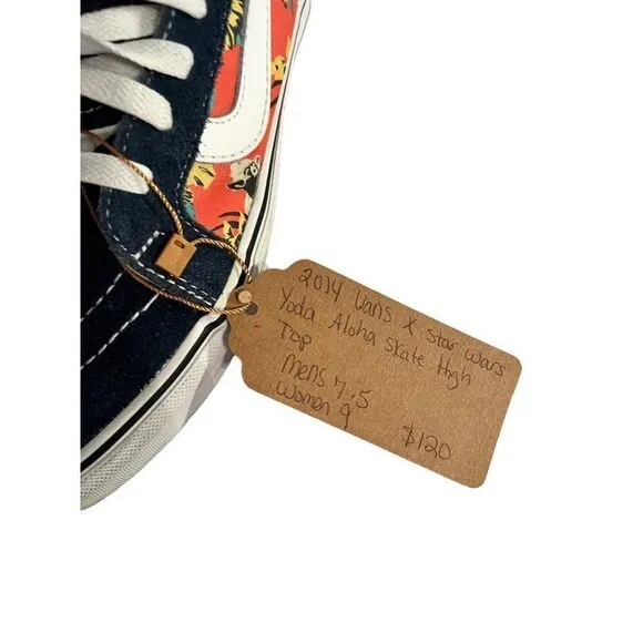 Vans X Star Wars Yoda Aloha Sk8‎ High Shoes Men's 7.5