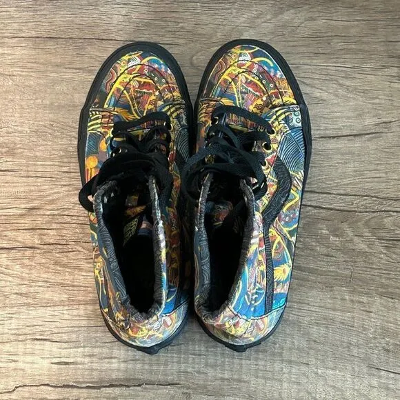 Vans X Zio Ziegler Sk8-Hi Women’s Skate Shoes Size 7 Multicolor