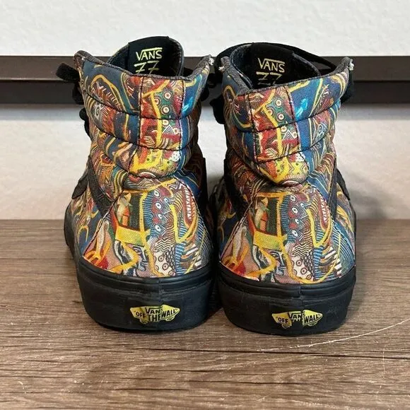 Vans X Zio Ziegler Sk8-Hi Women’s Skate Shoes Size 7 Multicolor
