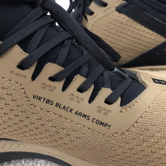 Viktos Black Arms Compy Range Trainer Shoe Black Tan Size 12 Coyote Durable