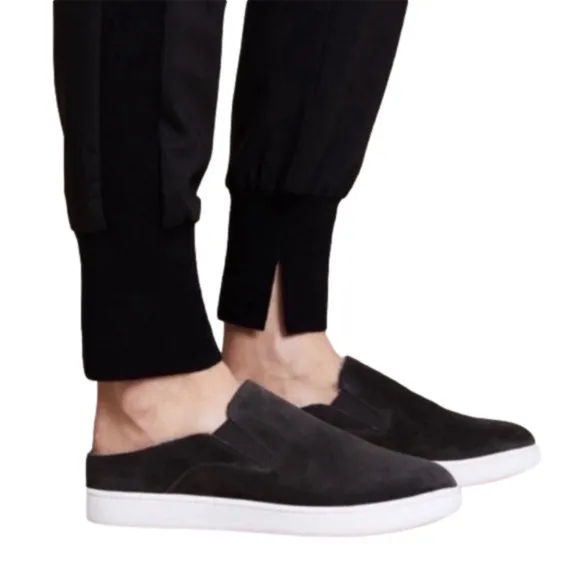 Vince Backless Women's Skate Sneakers Tennis Shoes Verrell Black Leather 8