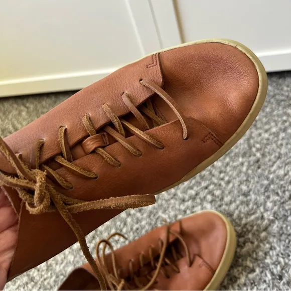 Vince Men’s Brown‎ Leather Copeland Sneakers Size 10.5