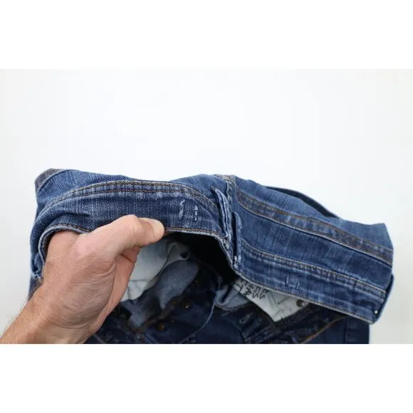 Vintage DC Shoes Mens 34x32 Distressed Danny Way Skateboarding Denim Jeans Blue
