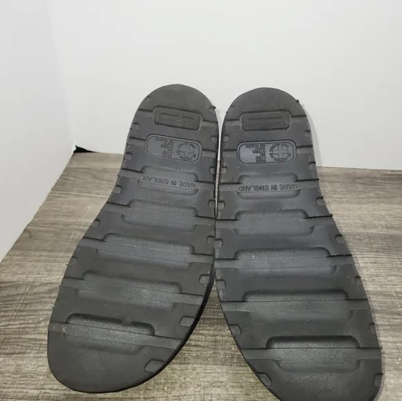 Vintage Docs Dr Martens Y2K 1990s Leather Made In England Slide Sandals Size 10