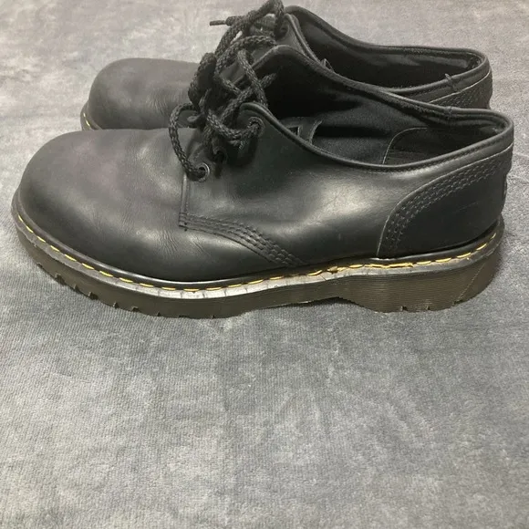 Vintage Dr Martens 90s 8053/59 Brown Leather Made In England Sz 42 Low Shoes