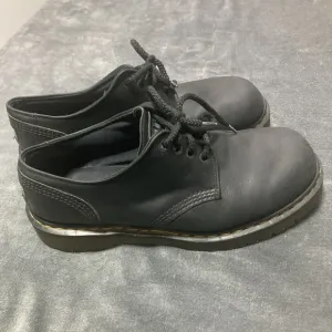 Vintage Dr Martens 90s 8053/59 Brown Leather Made In England Sz 42 Low Shoes
