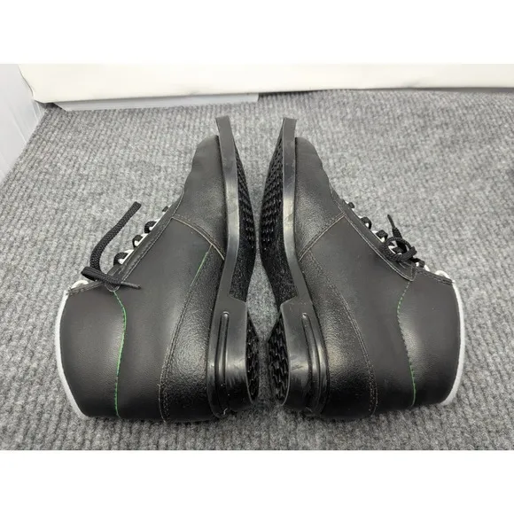 Vintage DSO Boots Mens 6 Black Green Nordic Norm Cross Country Ski Lace Up