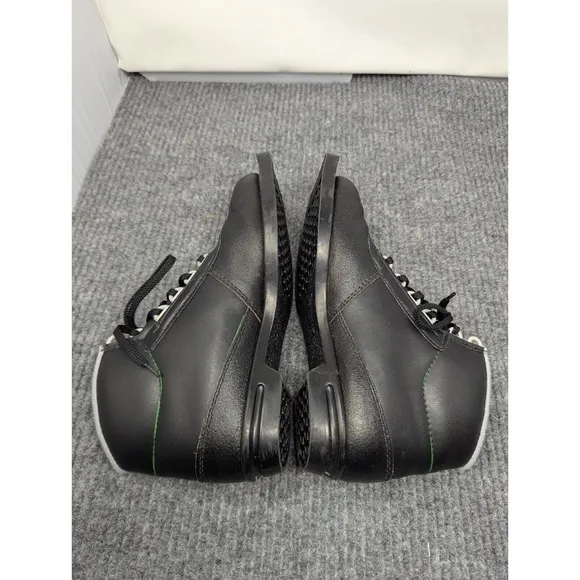 Vintage DSO Boots Mens 6 Black Green Nordic Norm Cross Country Ski Lace Up
