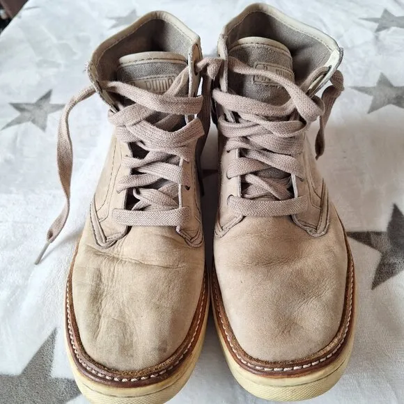 Vintage Puma High Top Casual Sneakers Mens Size 10 Style # 352246 01