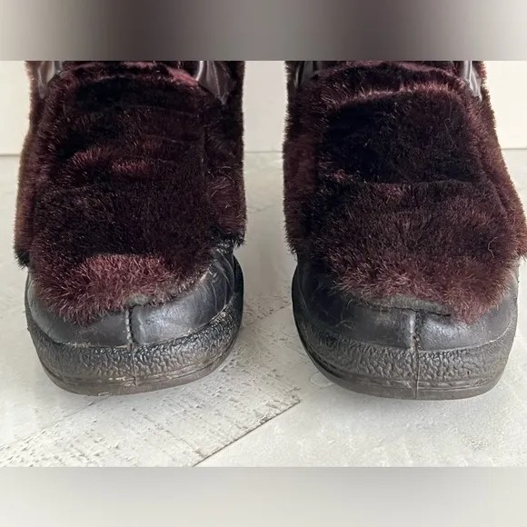 Vintage Snowland 70’s Brown Ski | Snowboots Women’s size 9 Faux Fur