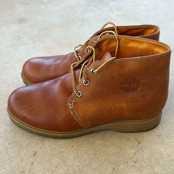 Vintage Timberland Chukka Shoes Oil Resistant Boots Men’s Size 8 W USA