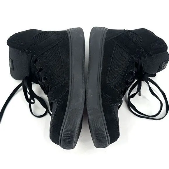 Volcom Unisex Evolve High Top Lace-up Workwear Shoes Black Size 7.5
