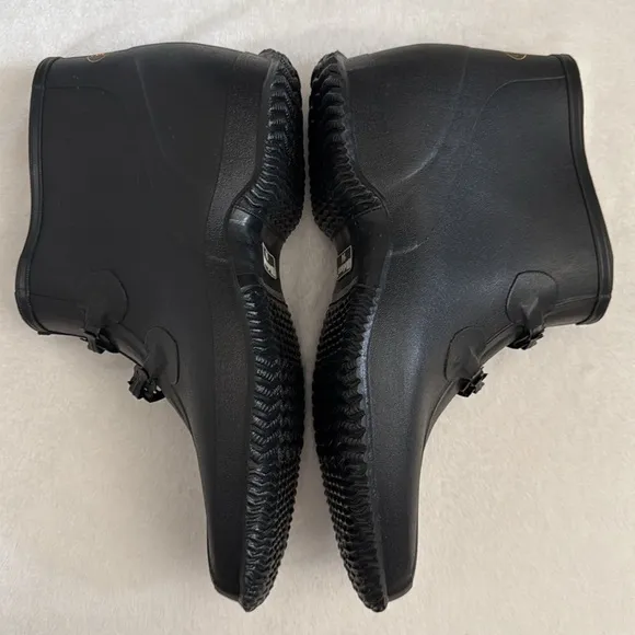{VTG} LaCrosse | ZXT Rubber Two Buckle Overshoe Waterproof Boot Black (14)
