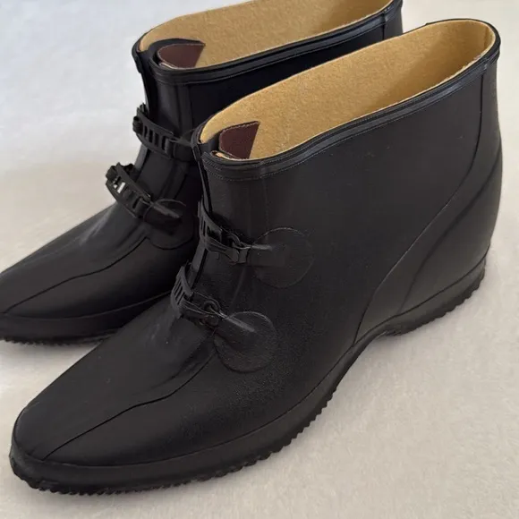 {VTG} LaCrosse | ZXT Rubber Two Buckle Overshoe Waterproof Boot Black (14)