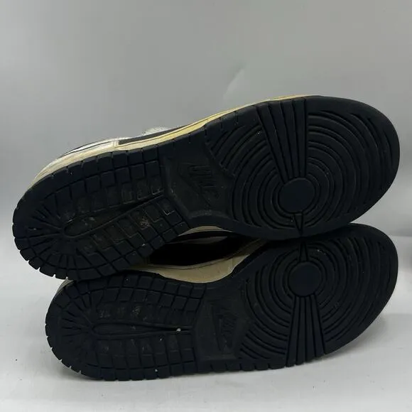 Vtg Nike Dunk High Mens Size 6.5 Black/Gray Leather/Suede Skate Shoes Sneakers