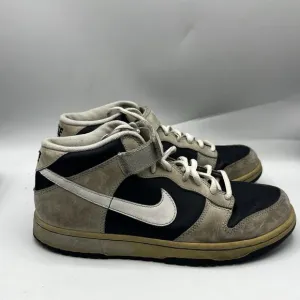 Vtg Nike Dunk High Mens Size 6.5 Black/Gray Leather/Suede Skate Shoes Sneakers