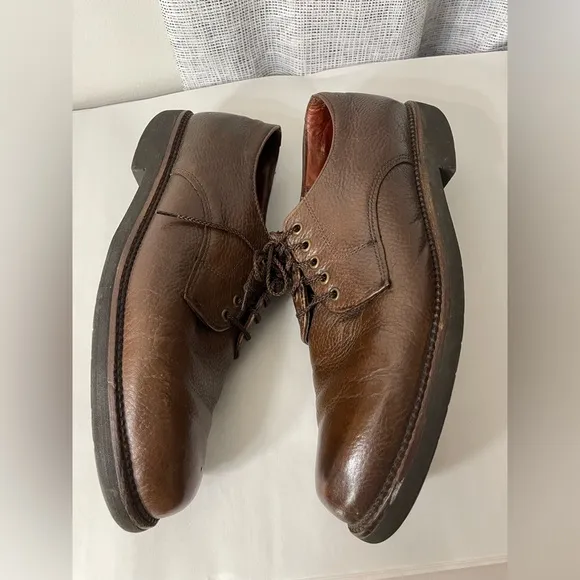 VTG Red Wing Brown Leather 8622 Oxford Shoes 11 D Made IN USA Slip Resistant