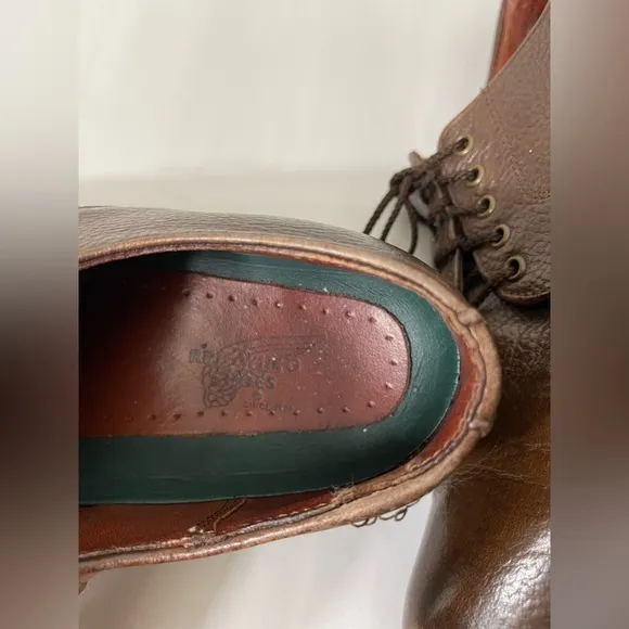 VTG Red Wing Brown Leather 8622 Oxford Shoes 11 D Made IN USA Slip Resistant
