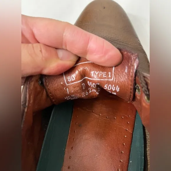 VTG Red Wing Brown Leather 8622 Oxford Shoes 11 D Made IN USA Slip Resistant
