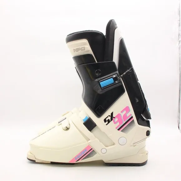 VTG Salomon SX92 Equipe Black White Rear Entry Ski Boots Size 340-45