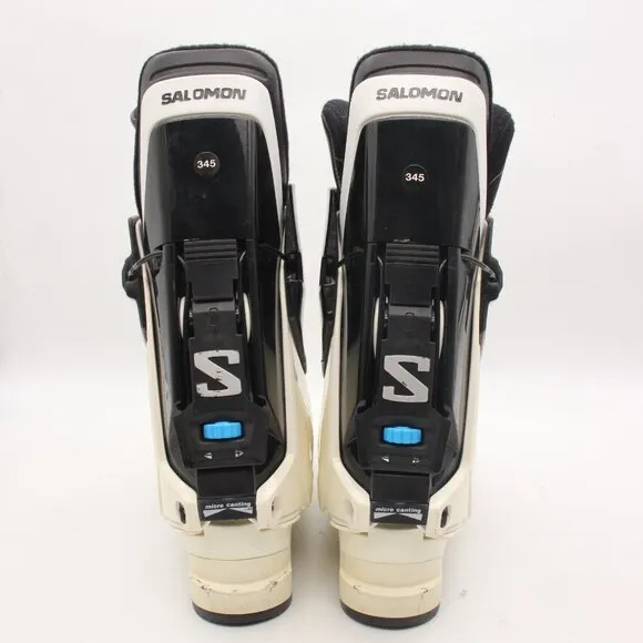 VTG Salomon SX92 Equipe Black White Rear Entry Ski Boots Size 340-45