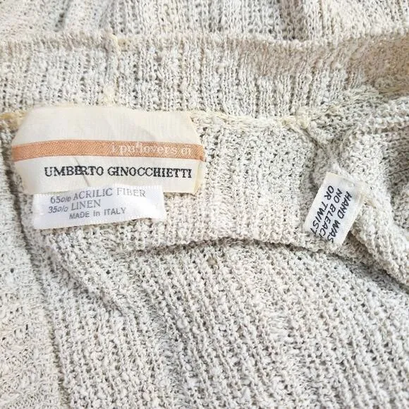 Vtg Umberto Ginocchietti Italy cardigan sweater