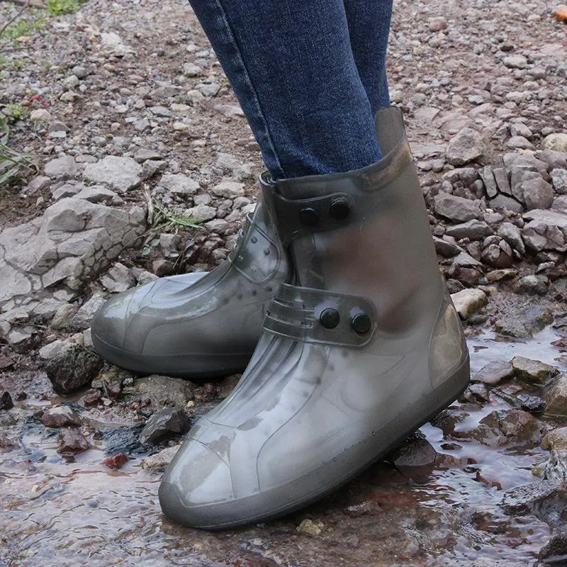 Waterproof Shoe Covers Fashion Rain Boots Men/women Outdoor Non-Slip Silicone Shoe Covers