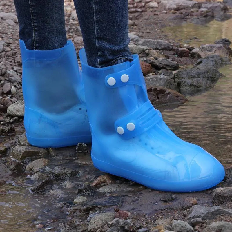 Waterproof Shoe Covers Fashion Rain Boots Men/women Outdoor Non-Slip Silicone Shoe Covers