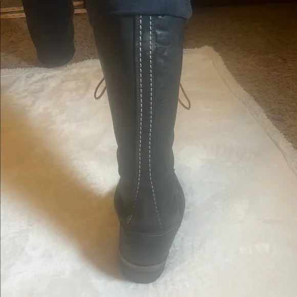 Wesco Black Leather 16” Lineman’s Boots